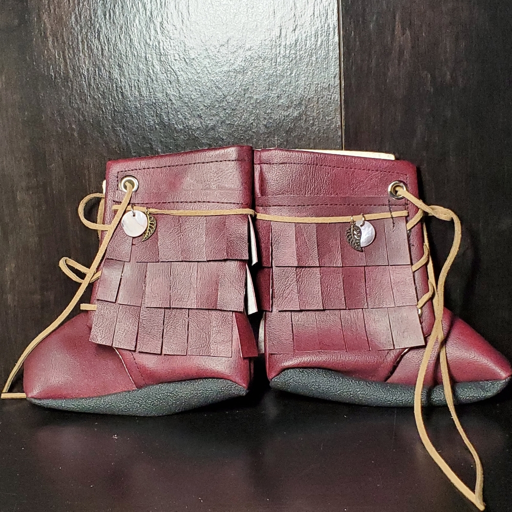 NemNems Leather Moccasin  Newborn